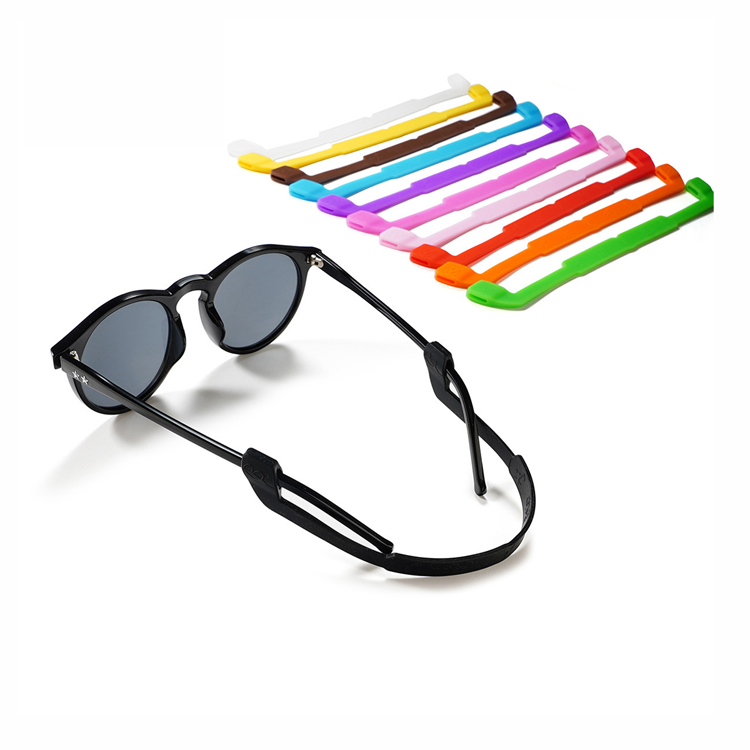 Multi Colored Hanging Silicon Sunglass Straps Custom Eyeglasses Chains&Cords