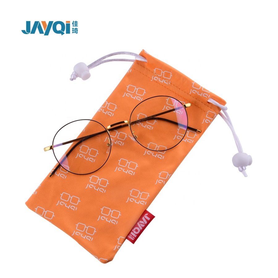Free Sample Customized Microfibre Sun Glasses Pouch