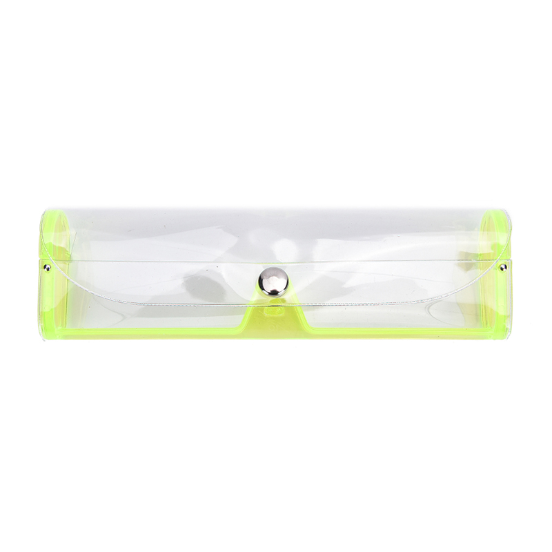 Transparent Pvc Reading Glasses Case Plastic Eyeglass Case
