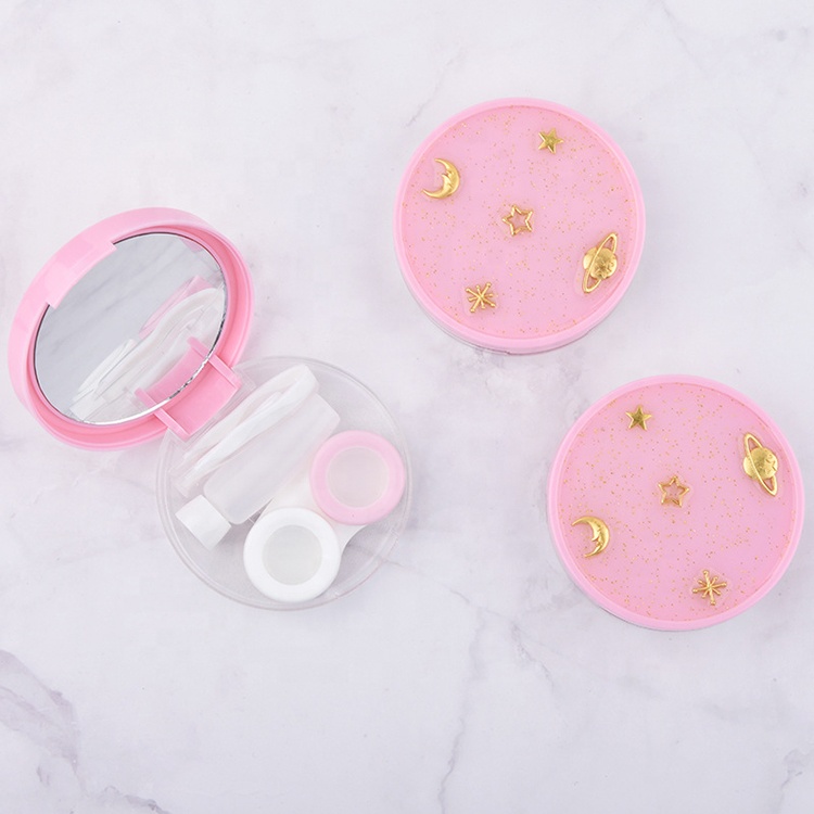 Lens Cases Container Eyeglasses Travel Accessories Contact Lens Case