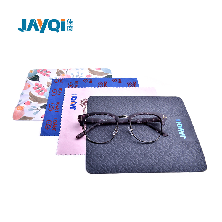 New Design Fashion Good Quality Polyester Soft Glasses Microfiber Sunglasses Cleaning Cloth