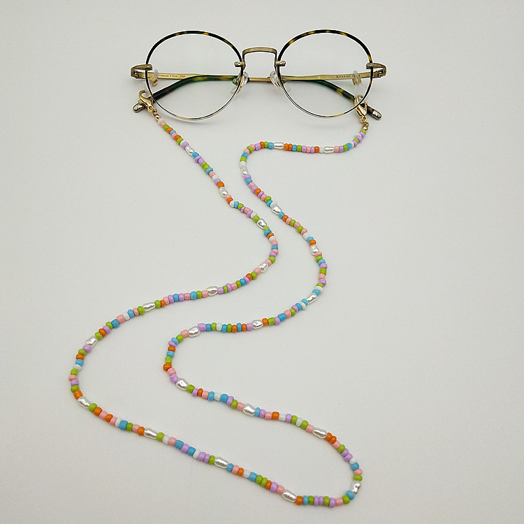 Anti-lost Beaded Eyeglass Facemask Neck Chains Strap Eyeglasses Chains&Cords