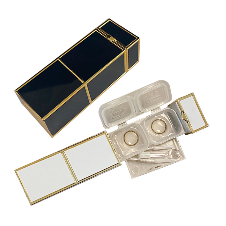 2022 New Arrivals Luxury Mini Lipstick Contact Lens Case